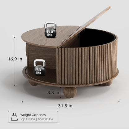 JOINICE Round Coffee Table - Image 2