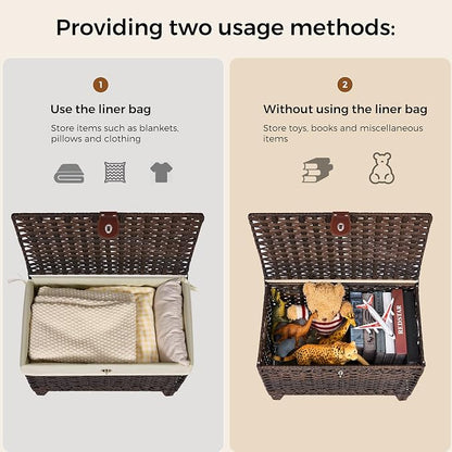 Honjourai Wicker Storage Basket - Image 5