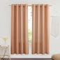 NICETOWN Linen Burlap Burnt Orange Window Treatments, Grommet Thick Privacy by NICETOWN