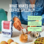 Nguyen Coffee Supply - Loyalty Signature Robusta & Arabica Blend: Medium Roast Premium Whole Coffee Beans, Vietnamese Single Origin, Low Acid, High Caffeine, Roasted in Brooklyn [5 Ib Bag]