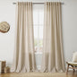 Taupe Burlywood Curtains 96 Inches Long by Nanspring