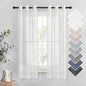 NICETOWN Linen Sheer Curtains Flax Texture by NICETOWN