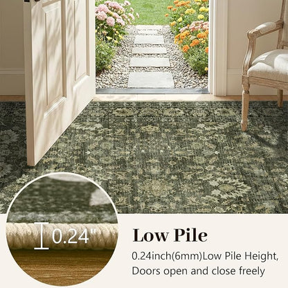 6x9 Ft Large Area Rugs for Living Room, Soft Non-Slip Machine Washable Rug - Image 7
