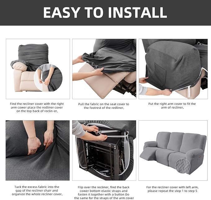 Genina Recliner Sofa Covers - Image 7