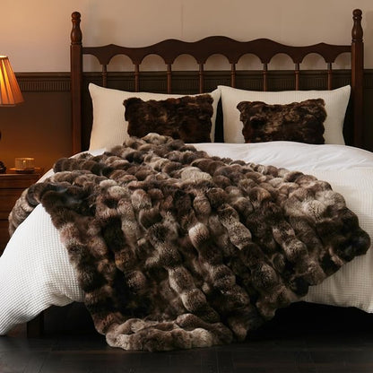 BENVWE Fluffy Faux Fur Throw Blanket - Image 8