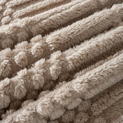 90x104 Inch Brown King Size Blanket - Image 3
