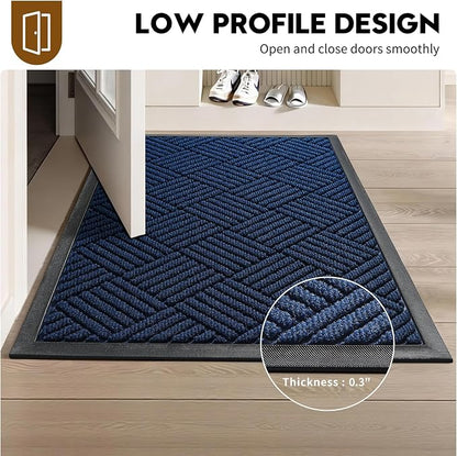Front Door Mat, Heavy Duty Waterproof Doormat 31.5"x20", Stain Fade Resistant - Image 6