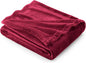 Bedsure GentleSoft Fleece Throw Blanket Red by Unknown