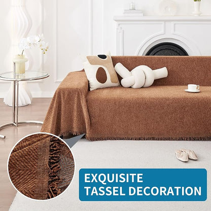 HAOMAIJIA Chenille Couch Cover Sofa Covers - Image 6