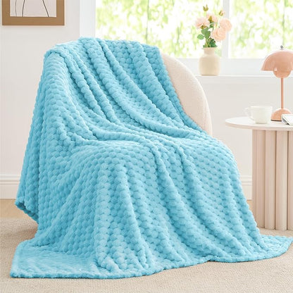 BEDELITE Light Blue Twin Blanket by BEDELITE