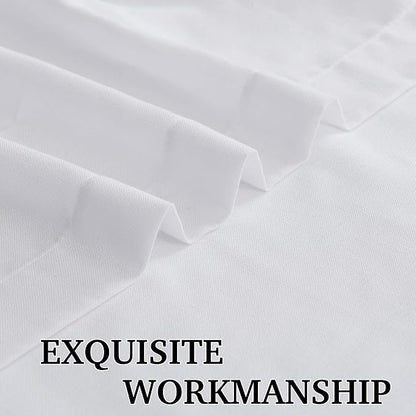 RYB HOME Farmhouse Boho Linen Sheer Curtains 90 inches Long - Image 4