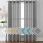H.VERSAILTEX Linen Curtains Flax Linen Blended Curtain Panels by HVERSAILTEX