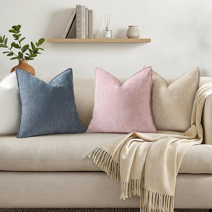 decorUhome Summer Couch Throw Pillow Covers 16x16 Set of 2, Decorative Soft - Image 6