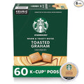 Starbucks K-Cup Coffee Pods, Toasted Graham Flavored Coffee, Naturally Flavored, 100% Arabica, 6 boxes (60 pods total)