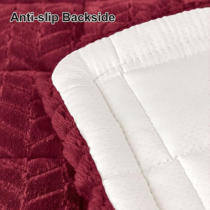 Smiry Couch Cover for Dogs, Non Slip Fuzzy Pet Sofa Arm Covers Washable | Sofa - Image 6