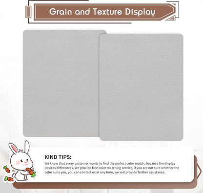KING MOUNTAIN Leather Repair Patch, 2 Packs 9 x 11 Inches self Adhesive Leather - Image 2