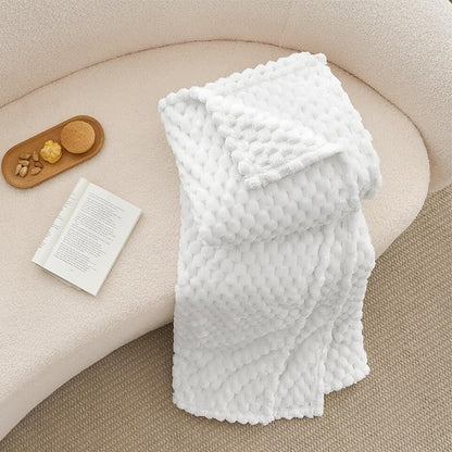BEDELITE White Queen Blanket for Bed, Soft Cozy Gifts for Women, 90 * 90 | 3D - Image 5