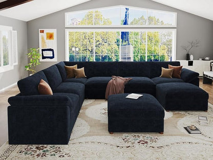 EASE MOOSE Modular Sofa, Oversized U Shape Sectional Modular Sofa, Wide Deep - Image 4