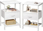 Huuger Nightstand Set of 2, Night Stand by Huuger