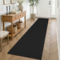 KOZYFLY Black Runners for Hallway 2x8, Washable Runner Rug, Woven Non Slip by KOZYFLY