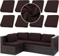 8PCS Patio Cushion Covers.Patio Furniture Couch SeatSlipcovers | Washable by SUKAIKEQA