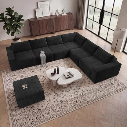 Vesgantti 143.7" Boneless Couch by Vesgantti