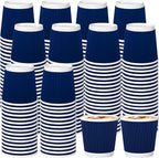 240Pack Paper Espresso Coffee Cups, 4 oz Disposable Coffee Cups,Corrugated Insulated Ripple Wall, Paper Ripple Cups for Coffee, Hot Chocolate and Hot Tea Drinks -Navy
