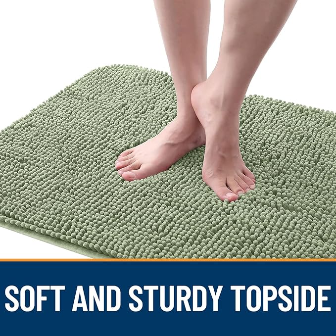 OLANLY Dog Door Mat for Muddy Paws 59x20, Super Absorbent Chenille Mud Mat | - Image 4