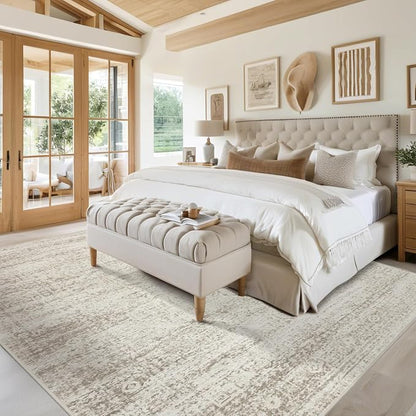 Washable Rugs 6x9 Area Rugs for Living Room, Dining Room Carpet | Ultra Soft - Image 8