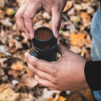 WACACO Nanopresso Portable Espresso Maker,Upgraded Version of Minipresso, 18 Bar Pressure Ground Coffee, Small Travel Coffee Maker, Manually Operated, Perfect for Trips and Camping Outdoor