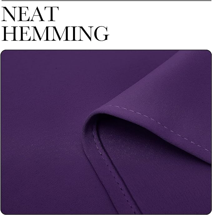 NICETOWN RV Blackout Curtains for Camper Windows, Royal Purple, Kitchen Curtains - Image 6