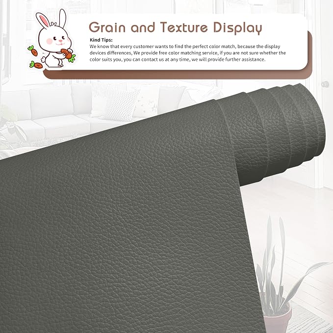 KING MOUNTAIN Leather Repair Tape, 16 x 60 Inches, Self-Adhesive, Waterproof - Image 2