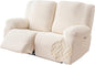 Genina Recliner Loveseat Cover Stretch Couch Covers Sofa slipcover by Genina