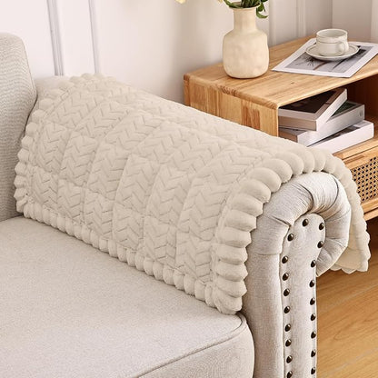 Smiry Couch Cover for Dogs, Non Slip Fuzzy Pet Sofa Arm Covers Washable | Sofa by Smiry