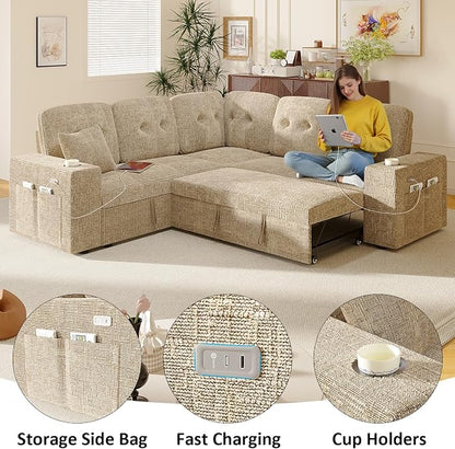 Modular Sectional Sleeper Sofa - Image 5