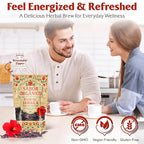4oz Dried Hibiscus Flowers perfect for Tea and Mexican Agua de Jamaica | Flor de Jamaica Organica Natural | Flor de Jamaica Non-GMO, No Preservatives Resealable Stand-up pouches | by Sabor Orgánico