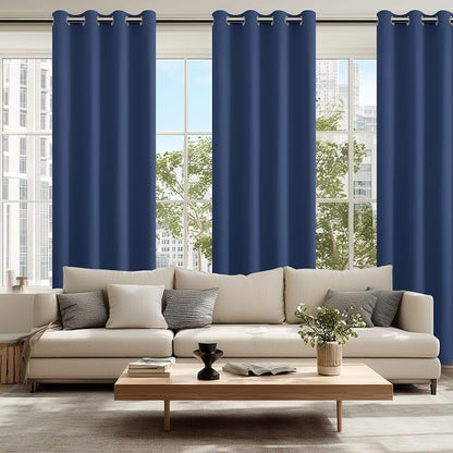 Blackout Curtains for Bedroom, 52 x 84 Inches Long, 2 Panels | Thermal - Image 6