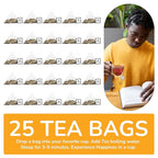 BREWIX, Royal Orange Spice Black Tea (25 Pyramid Tea Bags) | Premium Caffeinated Blend with Zesty Orange & Warming Spices | Warming Winter Blend Perfect for the Holidays | Iced Tea Bags | Sugar-Free