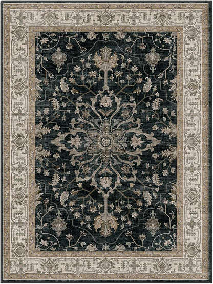 RELEANY Washable Area Rug, Small 2'x4', Water Repellent, Pet Friendly, Vintage - Image 8