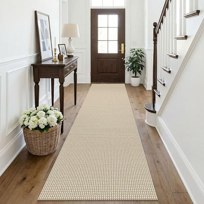 KOZYFLY Cotton Runners Rugs for Hallway 2.5'x10', Washable Runner Rug, Woven by KOZYFLY