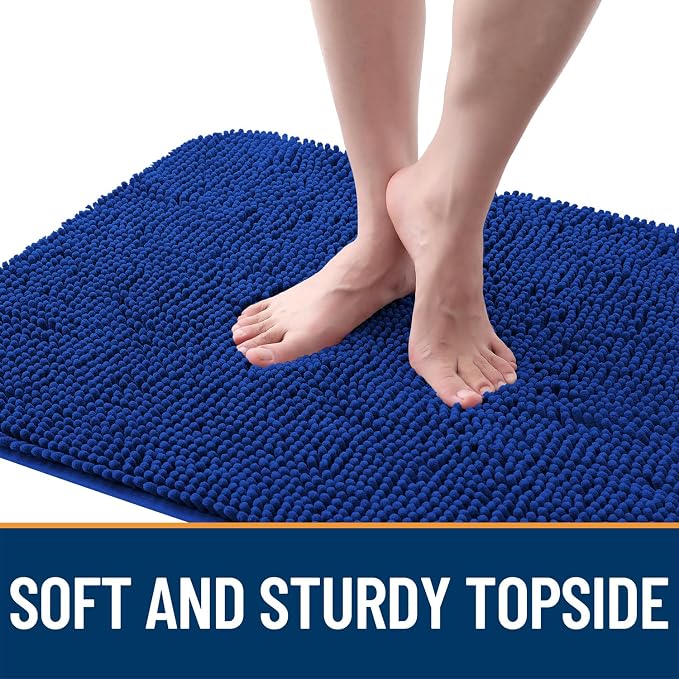 OLANLY Dog Door Mat for Muddy Paws 54x24, Super Absorbent Chenille Mud Mat | - Image 4