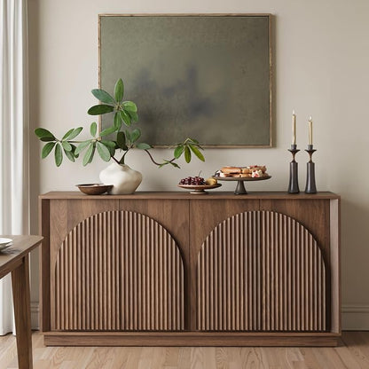 win2win Fluted Sideboard Buffet Cabinet - Image 8