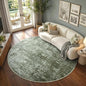 6Ft Round Area Rugs for Living Room, Soft Non-Slip Washable Rugs Modern by Cuzwlovita