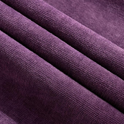 MIULEE Plum Purple Chenille Couch Throw Pillow Covers, 20x20 | Set of 2 - Image 2
