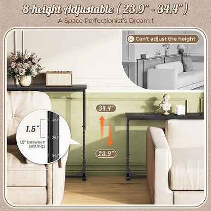 Huuger 102.4 Inch Behind Couch Table - Image 4