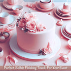 Confect Blush Pink Fondant | Edible Cake Fonadant | Chefs Choice Blush Pink Fondant for Cake Decorating | Vegan, Gluten-Free, Nut-Free, Palm Oil-Free – 8.8 Oz