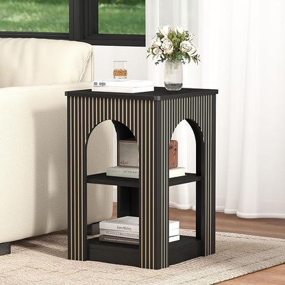 weselon End Table Set of 2, Mid-Century Modern Side Table - Image 6