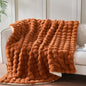 50x60 Inches Ultra-Soft Fuzzy Faux Fur Plush Throw Blanket by Serenhom