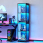 Display Cabinet with Glass Doors, Display Case with Lights and Human Body Sensor by Unknown