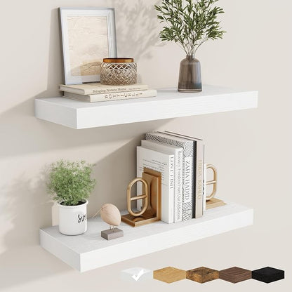 fuqing Floating Shelves for Wall, Wall Mounted Wood Floating Shelf by Fuqing